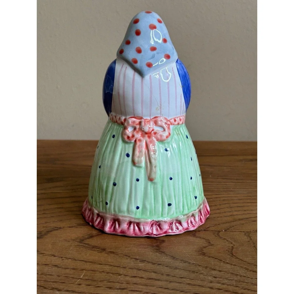 Vintage Pier1‎ Italian Handpainted Candlestick Folk Art Women